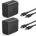 2Pack 45W USB C Charger Super Fast Charger Type C for Samsung Galaxy S23 Ultra Charger Fast Charging /S22 Ultra/S23+/S23/S22+/S22/S21/Note 10 Plus/20,Galaxy Tab S8+/S7+ PPS Charger (5ft Cable)