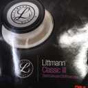 3M Littmann Stethoscope, Classic II Pediatric, Black Tube, Stainless Steel Chestpiece, 28 inch, 2113