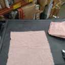 12pcs Washable Cotton Linen Cloth Napkins Fringed Edges, Soft Reusable Table Napkins for Weddings, Restaurants, and Indoor Dining in Lotus Pink 16x16