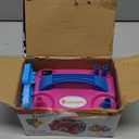 IDAODAN Electric Balloon Pump, Portable Electric Balloon Blower Machine Balloon Air Pump Dual Nozzle Rose Red 110V 600W Balloon Inflator for Party Decorations