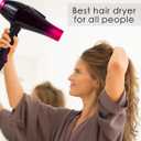 Professional Hair Dryer Powerful 3500 Watt Blow Dryer Salon Ceramic Tourmaline Ionic High Power Blow Dryer, Quick Dry Hair Dryers with AC Motor Concentrator Diffuser Attachments