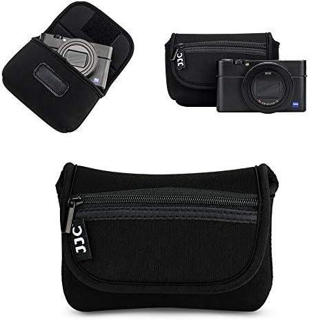 JJC Compact Camera Case Travel Pouch Sleeve for Canon G7X G9X G5X SX740 SX620 Sony ZV-1 II ZV1II ZV1 ZV-1F ZV1F RX100 VII VI VA IV Olympus TG-7 TG-6 TG-5 TG-4 Fuji XP140 XP130 XP90 Ricoh GR III & More