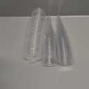 Prestee Set of 24 Clear Plastic Champagne Flutes - 4.5 oz Capacity Shatterproof Disposable Glasses - Suitable for Weddings, Cocktail Parties, and Outdoor Celebrations (24 Count (Pack of 1))