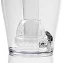 CreativeWare 3 Gallon Beverage Dispenser With Ice Cylinder And Fruit Infuser