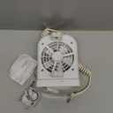 Dream lighting 12volt RV Camper Fan and LED Reading Light Combo for RV Pop UP Camping Interior Soft White Lighting with On/Off Switch 2-Speed Fan