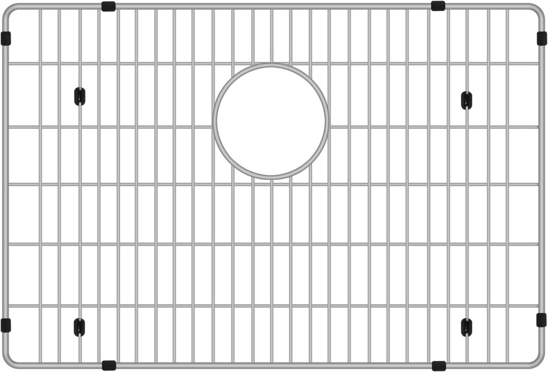 EBG1914 Stainless Steel Sink Grid Protectors for Kitchen Sink, 19" x 14" Bottom Protector Grid for Kitchen, Bathroom, Yard, Office, Basement, Garage