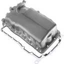 A-Premium Engine Oil Pan Sump with Drain Plug & Gasket Compatible with Volkswagen Jetta 1999-2005, Beetle 1998-2006, Golf 1999-2006, 1.9L 2.0L