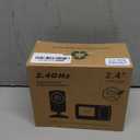 Baby Monitor with Camera and Audio, Video Baby Monitor No WiFi Night Vision 2.4" LCD Screen Portable Baby Camera Monitor Alarm Lullaby Temperature Sensor and 1000ft, Ideal for Baby/Elderly/Pet