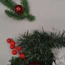 Hiboom 4 Pcs Christmas Teardrop Swag Ornament Christmas Swags Xmas Teardrop Artificial Berry Clusters Pine Cone Decorative Props Pendant with Red Bow for Indoor Outdoor Wall Door Hanging Decor