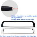 3rd Third Brake Light Seal Gasket Compatible with Chevy Silverado GMC Sierra 1500 2500 3500 2014 2015 2016 2017 2018 Rear Cab High Mount Stop Lamp