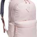 adidas 3-Stripe Classic Backpack for Men and Women, Bag with Laptop Sleeve, Sandy Pink/5.0, One Size