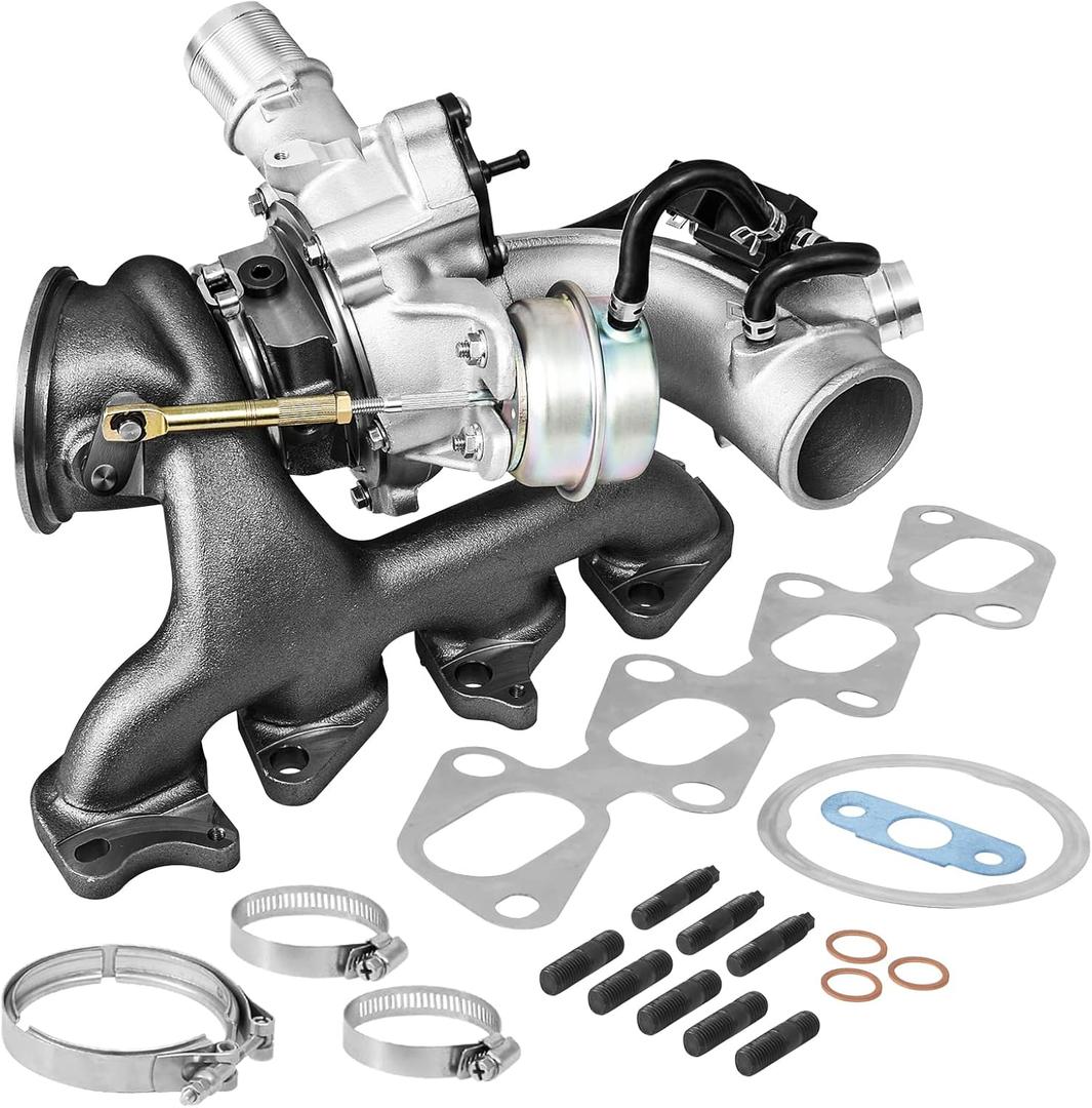 1.4 L Turbocharger with Gaskets Repair kits Compatible with 2011-2015 Chevy Chevrolet Cruze 2012-2020 Sonic 2013-2021 Trax 2013-2021 Buick Encore Replace# 667-203 55565353 GT1446 Turbo Charger