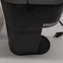 Mini Single Serve Coffee Maker for K Cup and Ground Coffee, Fast Brew One Cup Coffee Machine with Descaling Reminder and Water Window, 6 to 12 oz. Brew Sizes, Black (9.45 Inches)