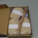 GliCraft Knitting Kit for Beginners Learn to Knit Kit for Adults Gloves Starter Bundle with Step-by-Step Instructions Includes Wool Yarn, Needles & Accessories(Beige)