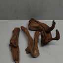 majoywoo Natural Coral Driftwood for Aquarium Decor Fish Tank Decorations, Assorted Driftwood Branch 6-10" 3 Pcs, Reptile Decor