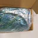 JenPen 6 Pcs Halloween Women Costume Accessories Include Blue Green Wig Gloves Purple Fake Collar Stockings with Hairpins for Cartoon Movie Girls Cosplay Emotion Party