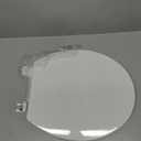 KOHLER 4775-0 Brevia Round-Front Toilet Seat with Quick-Release Hinges, Grip-Tight Bumpers, White