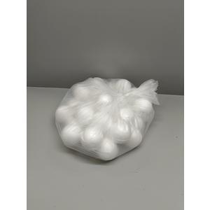 Crafare 3 Inch White Craft Foam Balls Bulk 40 Pack Smooth Polystyrene Round Foam Balls for Holiday Crafts Drawing and School Modeling DIY Projects Ornaments Decorations
