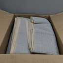 Area Rug 8x10 Beige Washable Living Room Carpet Non Slip Vintage Medallion Indoor Bedroom Carpet Low Pile Soft Retro Distressed Large Rug Home Office Dining Room Playroom