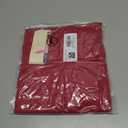 Dokotoo Women's 2026 Summer Spring Casual 3/4 Sleeve Solid Color V Neck Loose Pullover Knit Fall Sweaters Tops (Red, L)