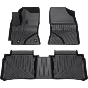 Cartist Custom Fit for Floor Mats Toyota Corolla 2014 2015 2016 2017 2018 2019 (Only Fit Sedan with Automatic Transmission) All Weather Floor Liners for Corolla Accessories