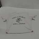 Cowgirl Outfits for Women Crop Tops for Teen Girl Y2k Clothes Cowboy Country Concert Graphic Tee Tpos, Size M