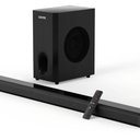 3.1 Sound Bar with Subwoofer, 160W Sound Bar for Smart TV, 5.0 Bluetooth Soundbar for TV,with Bass Reflex Speaker,HDMI-ARC/Optical/AUX Connection,Easy Setup, Home Office use with Clear Sound
