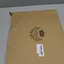 fanquare Hard Cork Placemats and Coasters Set of 4 with Marble Pattern Design Easy to Clean Abstract Artistic Placemat for Dining Table Dcor, Gold Sand (Rectangular, White)