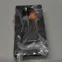 No Drill Adhesive Video Doorbell Mount Compatible for Ring/Blink Video Doorbell, Not Block Doorbell Sensor, QIBOX Anti-Theft Camera Mount Bracket Cover Holder (Black)