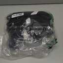 Fisoew Women's Baggy Wide Leg Pants Casual Drawstring Elastic Waisted Contrast Color Workout Y2K Track Pants (Black)