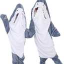 Shark Blanket Hoodie Kids Dinosaur Wearable Blanket Gifts for Girls Onesie (10Years(10-11Years) for Height 4'5''-4'9'')