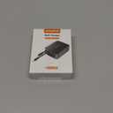 SUPERONE 62W Retractable Wall Charger with Dual Cables, 3-Port USB Charger Block, 35W iPhone Chargers Fast Charging for iPhone 17/16/15/14/13/12/11 Series, Pad, Tablet, LG, Samsung and More (Type-C & Apple Cables - Black)