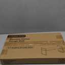 Across-Star Expandable Cabinet Shelf Organizer Rack, Stackable Kitchen Counter Storage Shelves Stand, Adjustable Height Pantry Shelf Spice Rack (White, 1 Pack) (8.7''D*15.7-25.6''W*9.8''H)