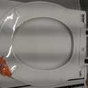 KOHLER K-4775-0 Brevia Round Toilet Seat with Quick-Release Hinges And Quick-Attach Hardware For Easy Clean, White