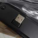 Amazon Basics Ultra Premium Wireless Keyboard and Mouse Combo - Rechargeable, Ultra Slim Design, Quiet, Full Size, Number Pad, Unifying Receiver, Black (QWERTY)