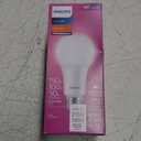 PHILIPS LED 150-100-50W A21 1-Pack 3-Way Soft White (2700K) 2150-1600-620 Lumen (18.5-13-6W = 150-100-50W) Frosted Flicker-Free Light Bulb