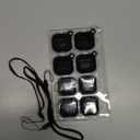 Air Tracker Tag for Android, Tags-4 Pack Luggage Tracker with 4 Case, Works via Google Find Hub App, Bluetooth Tracker Item Finder for Key, Backpack, Travel and Commute, 4 Pack, Black (NOT for iOS)