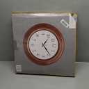Bernhard Products Large Wall Clock 18" Quality Quartz Silent Non Ticking, Battery Operated for Home/Living Room/Over Fireplace, Beautiful Decorative Timeless Stylish Bronze XL Clocks, Easy to Read, 18 Inch Classic Numbers