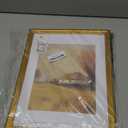 TWING 11x14 Picture Frame,Display 8x10 Photo with Mat or 11x14 without Mat,Ornate Vintage 11 x 14 Photo Frames for Wall Mounting,Gold,1 Pack