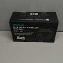 Nekteck Shiatsu Neck Massager for Pain Relief Deep Tissue with Heat, 3D Kneading Massage Pillow Back Shoulder Massagerfor Body Muscle, Plug-in Use for Home Office Car, Gifts for Mom Dad Him Her (Black)