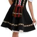 YTWS Oktoberfest Costume for Women Dirndl Dress for German Traditional Bavarian Outfits XL