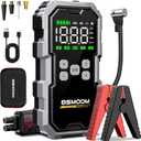 Jump Starter with Air Compressor, 7000A 26800mAh 150PSI Portable Car Battery Jump Starter (All Gas/10.0L Diesel), Jump Box Portable Jumper Cables with 3.4" LCD Display, 2 Lights