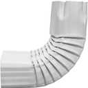 Gutter Downspout Elbow-Rain Gutter Downspout Extension High (3x4 "A" Style-90)