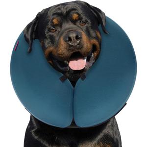MIDOG Dog Cone - Inflatable Soft Donut Collar Alternative for Dogs After Surgery, Protective Recovery Collar Prevents Licking, Comfortable E-Collar Alternative for Small Medium Large Dogs (Blue, XL)