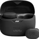 JBL Tune Buds - True wireless Noise Cancelling earbuds, JBL Pure Bass Sound, Bluetooth 5.3, 4-Mic technology for Crisp, Clear Calls, Up to 48 hours of Battery Life, Water and Dust Resistant (Black) (Small)