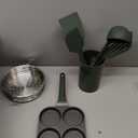 CAROTE 31PCS Pots and Pans Set, Nonstick Cookware Set Kitchen Non Stick Induction Cookware Non-toxic Granite Cooking set (Green)