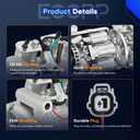 ECCPP AC Compressor for Acura TSX 2.4L 2004-2008 AC Compressor with Clutch Rapid Cooling
