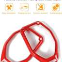 JeCar Red Top Speaker Frame Trim Cover for 2018-2023 Jeep Wrangler JL JLU Gladiator JT Interior Accessories
