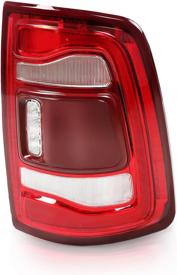 Aspaton Tail Light Assembly W/Blind Spot Compatible with 2019-2023 Ram 2500 3500 Rear Brake Lamps Red Trim Left Side 68361721AH CH2800223 (Module Not Included) (Left)