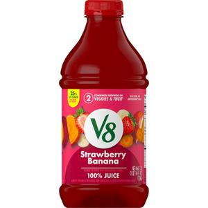 V8 Strawberry Banana, 46 oz. Bottle